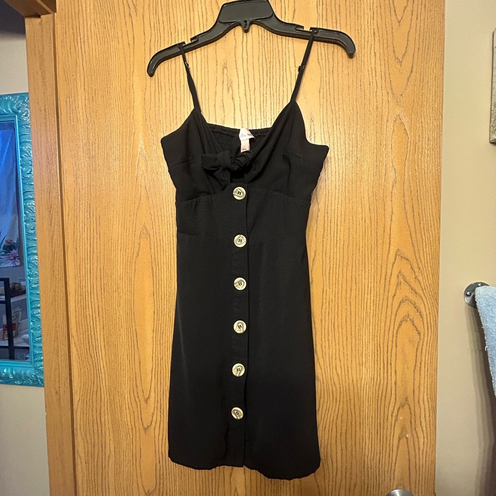 Buckle (willow and root) button up short dress